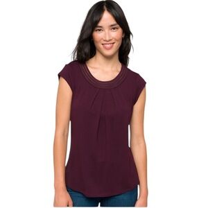 Daniel Rainn Burgundy Blouse